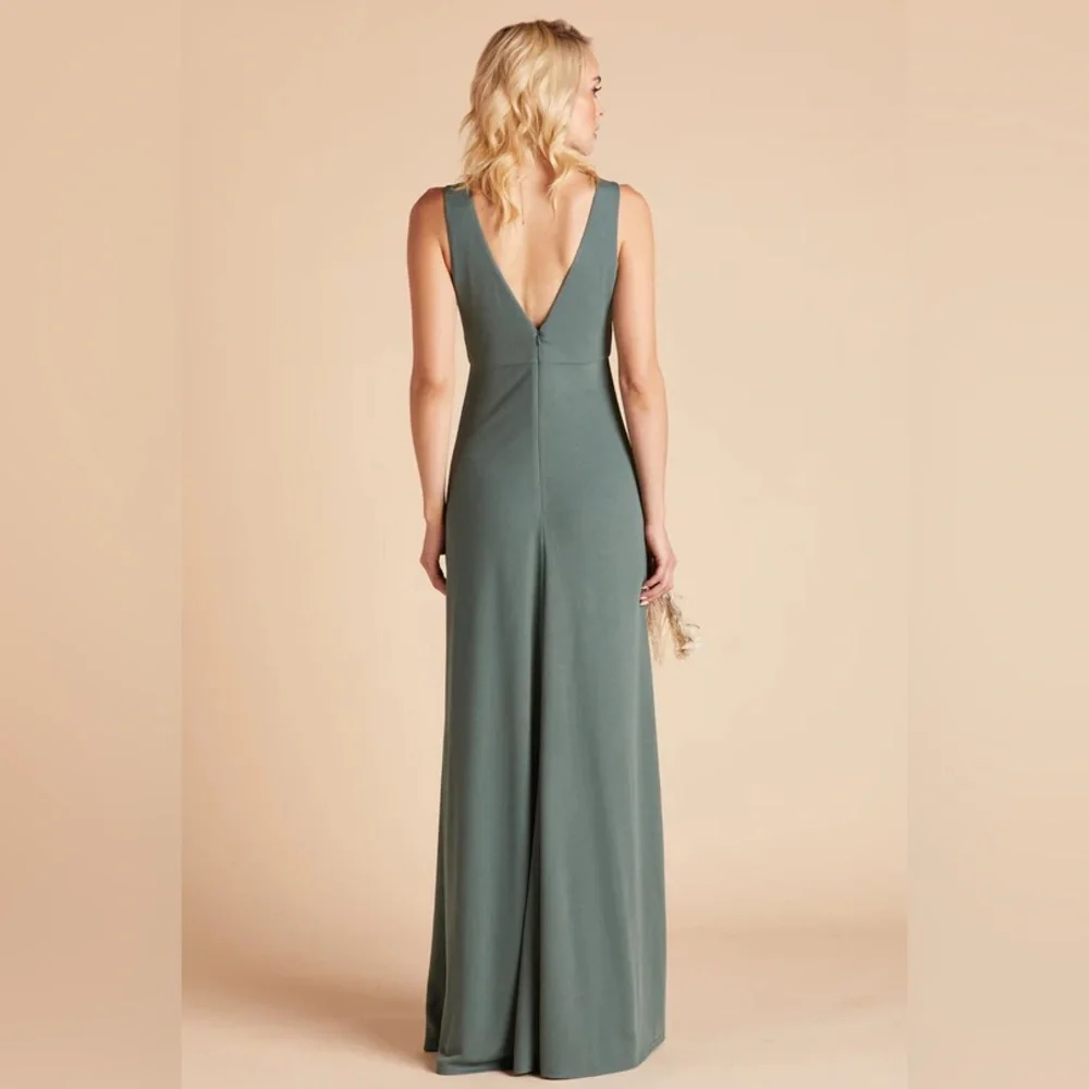 Birdy Grey SHAMIN DRESS CREPE SEA GLASS SMALL NEW NWT BRIDESMAID WEDDING - Picture 2 of 5